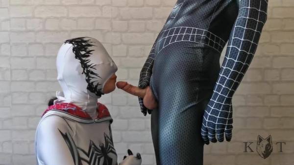 Gwen stacy venom throat fucked cosplay gagging and spitting on justmyfans.pics