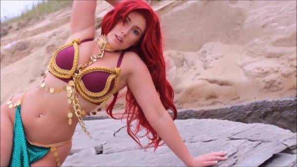 Brielle Day ? Slave Ariel cosplay and public strip ? Manyvids leak on justmyfans.pics