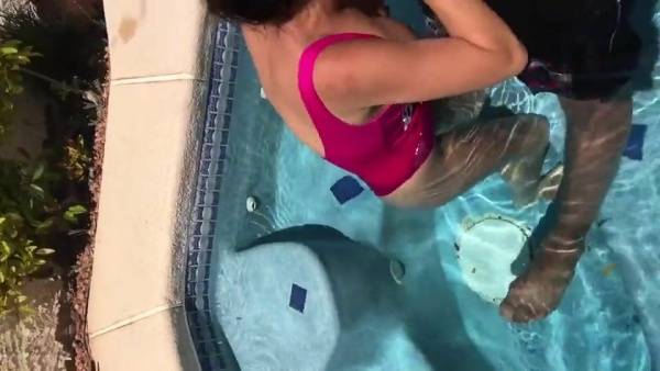Mila Jade Sloppy Blowjob By The Pool  Video  on justmyfans.pics