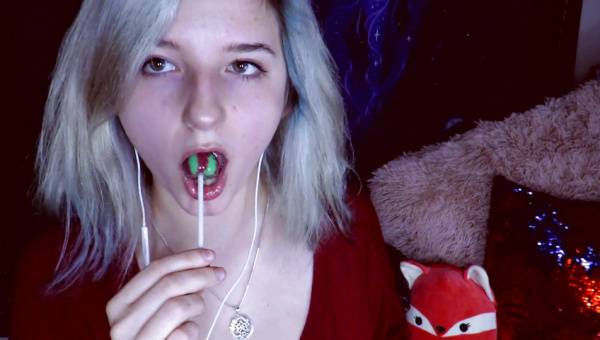 Aftyn Rose ASMR - Lollipop Licking and Sucking on justmyfans.pics
