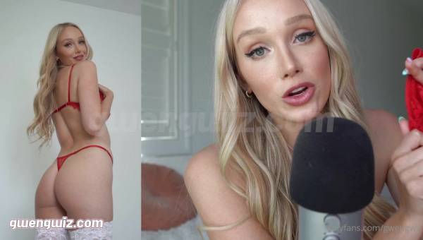 GwenGwiz - 29 May 2021 - ASMR Lingerie Haul and Footjob on justmyfans.pics