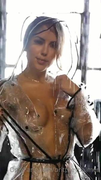 Brittney Palmer Nude Teasing in Raincoat Video Leaked - leaknud.com