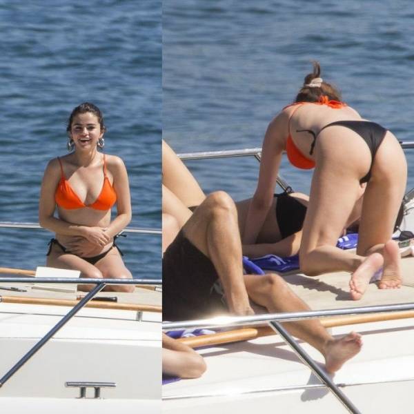 Selena Gomez Thong Bikini On Boat Set  - Usa on justmyfans.pics