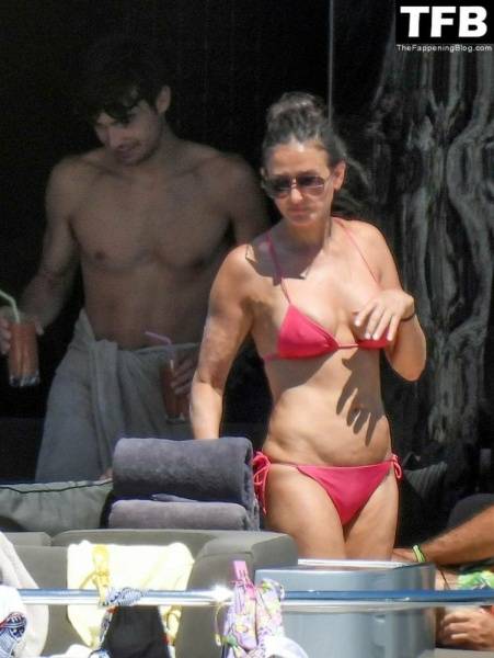 Demi Moore Looks Sensational at 59 in a Red Bikini on Vacation in Greece - Greece on justmyfans.pics
