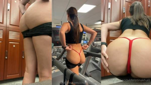 Christina Khalil Post Workout Ass Tease Video  on justmyfans.pics