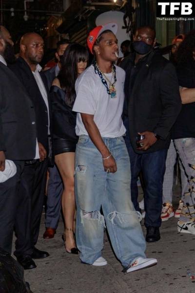 Rihanna & ASAP Rocky Have a Wild Night Out For the Launch in New York - dailyfans.net - New York - city New York