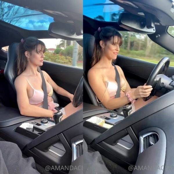 Amanda Cerny Shirtless Driving OnlyFans Video  - Usa on justmyfans.pics