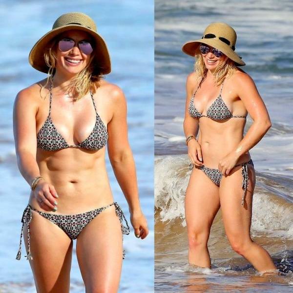 Hilary Duff Sexy Paparazzi Bikini Beach Set Leaked - Usa on justmyfans.pics