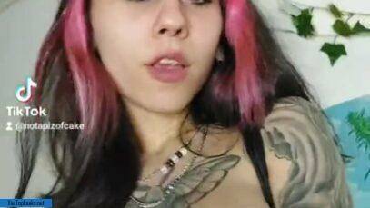 Pink haired Selfie Solo on justmyfans.pics