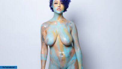 Sabrina Nichole Nude Body Paint OnlyFans Set  nudes on justmyfans.pics