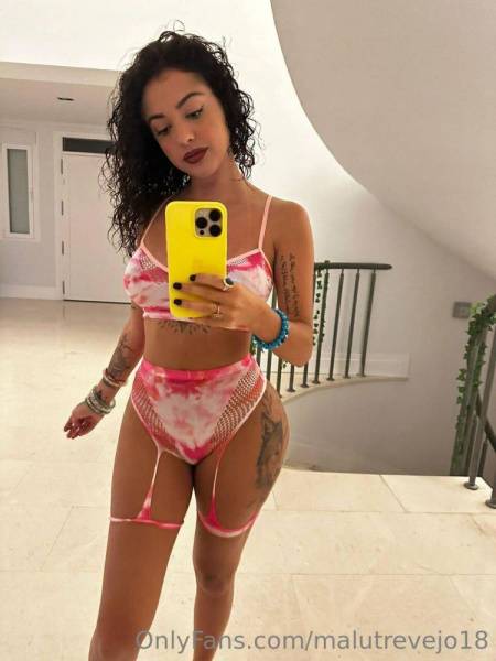 Malu Trevejo Lingerie Bodysuit Mirror Selfies Onlyfans Set Leaked on justmyfans.pics