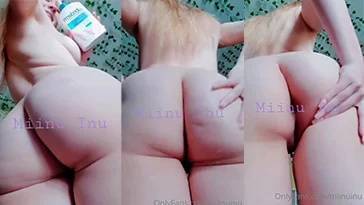 Miinu Inu Ass Lotion Massage Tease Video on justmyfans.pics