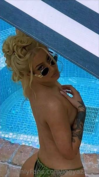 Iggy Azalea Nude See-Through Pool Onlyfans Video Leaked on justmyfans.pics