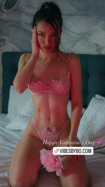 Miss Bo Sexy Valentines Lingerie Set Leaked on justmyfans.pics