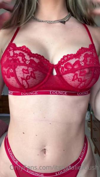 Natalie Roush Nude Red Lingerie Try On Onlyfans Video Leaked on justmyfans.pics