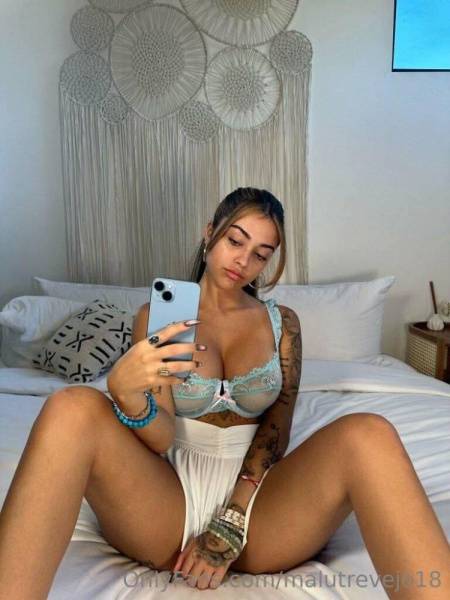 Malu Trevejo Nude Nipples See-Through Lingerie Onlyfans Set Leaked on justmyfans.pics