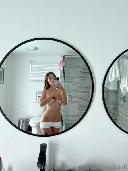 Natalie Roush Nipple Tease Bathroom Selfie Onlyfans Set Leaked on justmyfans.pics
