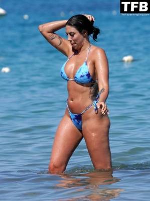 Tamara Joy Shows Off Her Sexy Bikini Body While Enjoying a Swim in Ibiza on justmyfans.pics