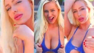 Tara Babcock Blue Monokini Nude Video  on justmyfans.pics