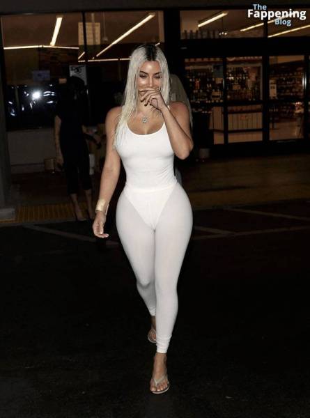 Kim Kardashian Shows Off Her Curves in WeHo (10 Photos) on justmyfans.pics
