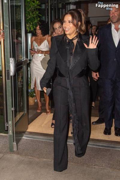 Eva Longoria Goes Braless in NYC (18 Photos) - New York on justmyfans.pics