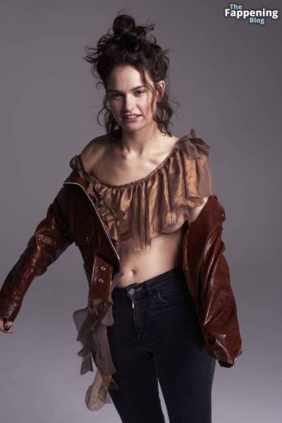 Lily James Nude & Sexy – Glamour Magazine (45 Outtake Photos) on justmyfans.pics